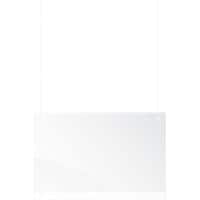 Franken Schutzscheibe für Deckenaufhängung Plexiglas Transparent 150 x 100 cm