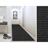 Sisal-Teppich Floordirekt STEP Sylt Schwarz Sisal 660 x 1000 mm