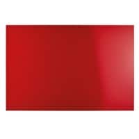 magnetoplan Glastafel Magnetisch Einseitig 150 (B) x 100 (H) cm Rot