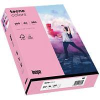 tecno DIN A4 Farbiges Papier Pink 160 g/m² 250 Blatt