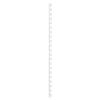 Plastikbinderücken DIN A4 für 95 Blatt 12 mm Weiß 100 Stück