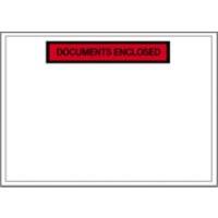RAJA Selbstklebend Dokumententaschen DIN C5 PE (Polyethylen), Silikonpapier Transparent 23 (B) x 16,5 (H) cm 1000 Stück