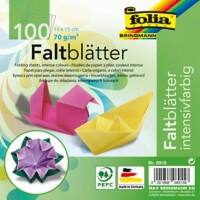 Folia Bastelpapier Farbig sortiert 70 g/m² 100 Blatt