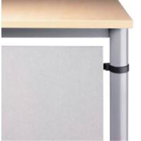 Hammerbacher Schreibtisch-Trennwand Melamin mit Spanplatte 620 x 19 x 420 mm Mit Aufbau