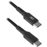 ACT USB-Kabel 2.0 USB-C Male 1 m Schwarz