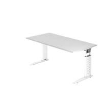 Hammerbacher Schreibtisch US16 160X160CM Weiß Weiß