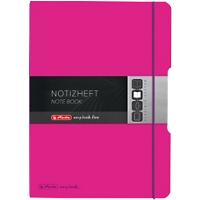 herlitz my.book flex Notizbuch DIN A4 Kariert PP (Polypropylen) Pink Perforiert