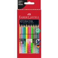 Faber-Castell Colour Grip Buntstift Farbig sortiert 12 