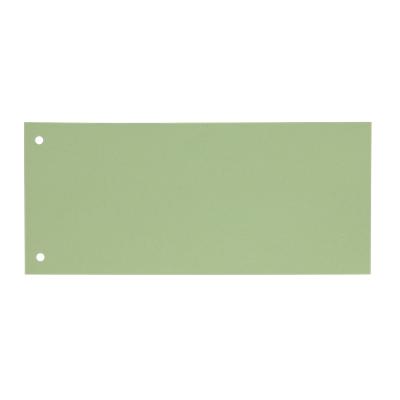 KANGARO Blanko Trennstreifen Spezial Grün Pappkarton Rechteckig 2 Löcher 07071-01 100 Stück