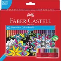 Faber-Castell CASTLE Buntstifte Farbig sortiert 60 Stück