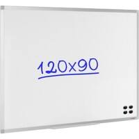 Viking wandmontierbares magnetisches Whiteboard Emaille Superior 120 x 90 cm