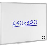 Viking Superior Whiteboard Emaille Magnetisch 240 x 120 cm
