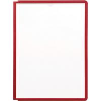 DURABLE Sichttafel Sherpa DIN A4 Rot PP (Polypropylen) 24,1 x 2,9 x 33,6 cm 5 Stück