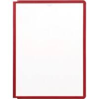 DURABLE Sichttafel Sherpa DIN A4 Rot PP (Polypropylen) 24,1 x 2,9 x 33,6 cm 5 Stück