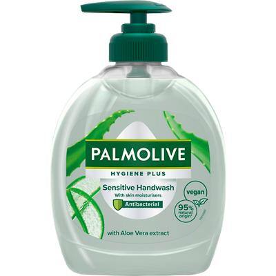Palmolive Hygiene Plus Handseife Dosierpumpe Antibakteriell Flüssig Aloe Vera Grün 150290 300 ml