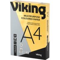 Viking DIN A4 Farbiges Papier Gelb 80 g/m² Glatt 500 Blatt