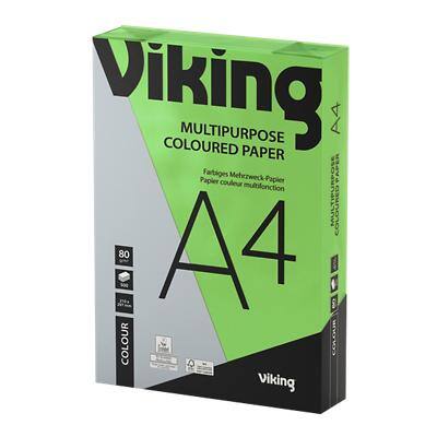 Viking DIN A4 Farbiges Papier Grün 80 g/m² 500 Blatt