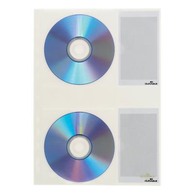 DURABLE CD-/DVD-Hüllen Polypropylen 5 Stück