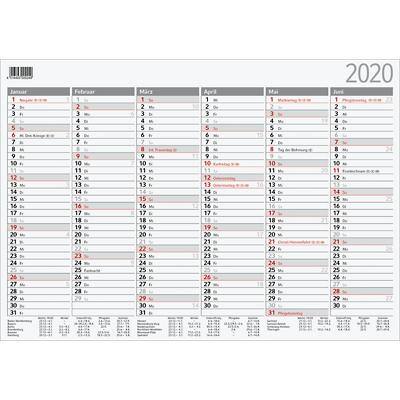 Güss Kalender GmbH Jahresplaner JQ A2 Landschaft 2022 Weiß