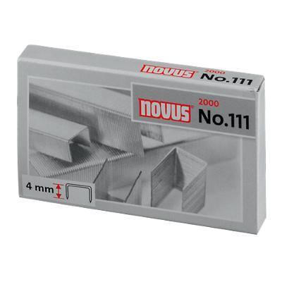 Novus NOVUS OFFICE Nr. 111 Heftklammern 042-0036 Stahl Silber 2000 Stück