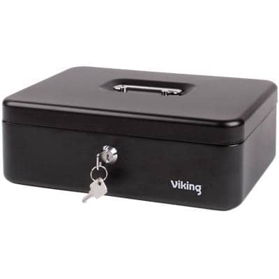 Viking Geldkassette Schwarz 300 x 210 x 100 mm
