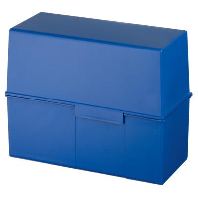 HAN Karteikartenbox DIN A5 Kunststoff 300 Karten Blau