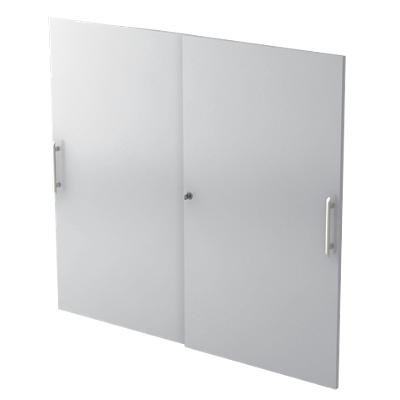 Hammerbacher Türen Matrix mit Aufbau Lichtgrau 1.200 x 1.100 mm 2 Stück