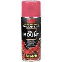3M Scotch Sprühkleber PhotoMount Transparent Permanent nach dem Trocknen 400 ml