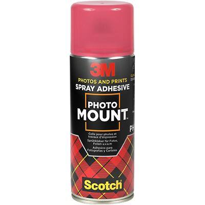 3M Scotch Sprühkleber PhotoMount Transparent Permanent nach dem Trocknen 400 ml