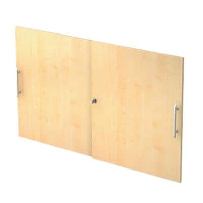 Hammerbacher Türen Matrix mit Aufbau Ahorn 1.200 x 748 mm 2 Stück