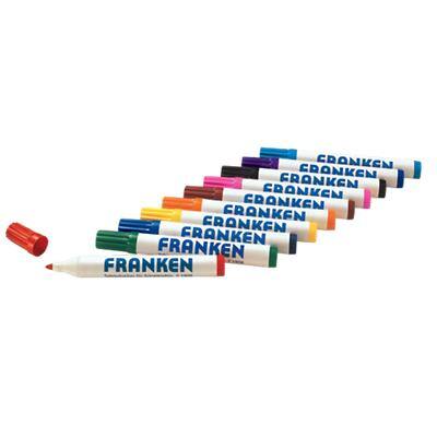 Franken Whiteboard-Marker Farbig sortiert 10 Stück