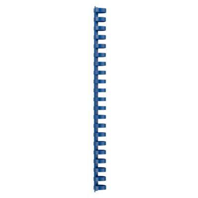 GBC Polyvinylchlorid Plastikbinderücken Blau 19.0 mm 165 Blatt DIN A4 100 Stück