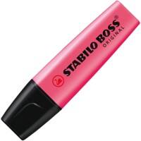 STABILO BOSS ORIGINAL Textmarker Pink Breit Keilspitze 2 - 5 mm Nachfüllbar