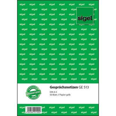 Sigel Gesprächsnotiz GE513 DIN A5