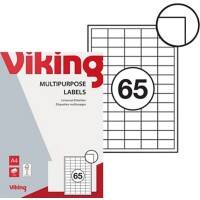 Viking 980459 Universaletiketten Weiß 38,1 x 21,2 mm 100 Blatt à 65 Etiketten