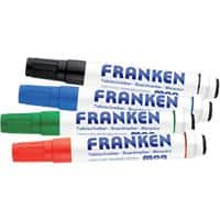 Franken Whiteboard-Marker Farbig sortiert 4 Stück
