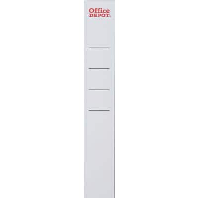 Office Depot Economy Rückenschilder 50 mm weiß 10 Stück
