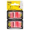 Post-it Index Haftmarker 25,4 x 43,2 mm Rot 50 x 2 Pack