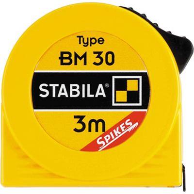 Stabila Taschenbandmaß BM 30 (W)/ 16450, L3 m x B12,5 mm