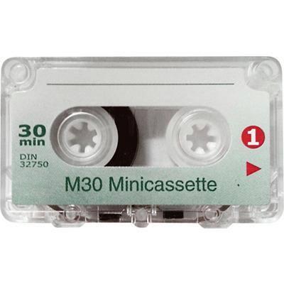 WMC Mini Diktierkassetten / 24100/1-005, 2 x 15 Minuten