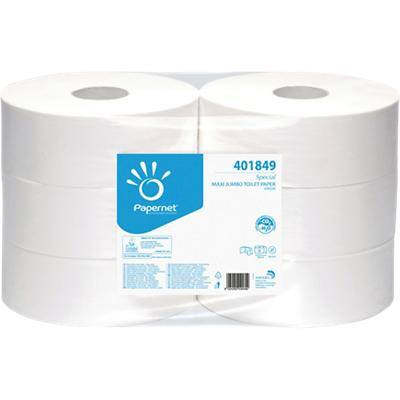 Papernet Jumbo Toilettenpapier 2-lagig 401849 6 Rollen à 1180 Blatt