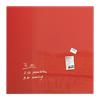 Sigel Artverum Glastafel Magnetisch Einseitig 100 (B) x 100 (H) cm Rot