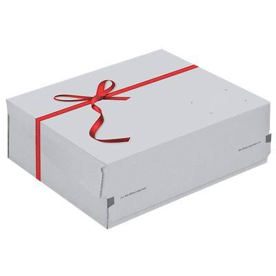 ColomPac Geschenkbox Exclusiv 241 (B) x 166 (T) x 94 (H) mm Weiß 10 Stück
