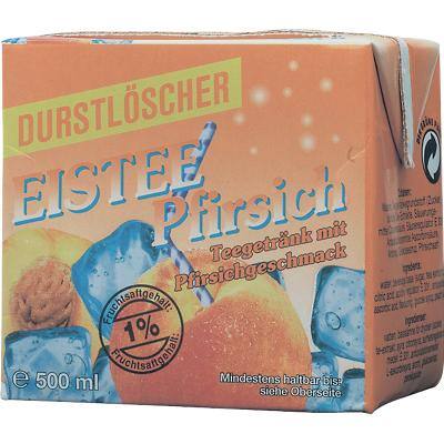 riha WeserGold Eistee Durstlöscher Pfirsich 12 Stück à 500 ml