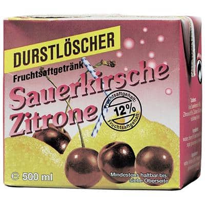 riha WeserGold Durstlöscher Sauerkirsche-Zitrone 12 Stück à 500 ml