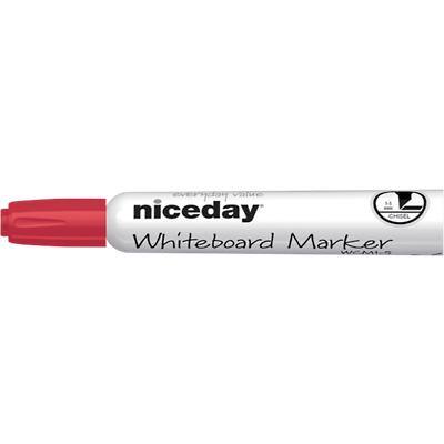 Niceday WCM1-5 Whiteboard Marker Keilspitze Rot