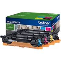 Brother TN-243CMYK Original Tonerkartusche Schwarz, Cyan, Magenta, Gelb Multipack 4 Stück