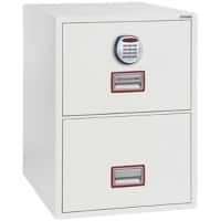 Phoenix World Class Vertical Fire File Aktenschrank Elektronisch 49 L FS2252E Weiß