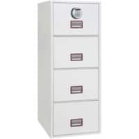 Phoenix World Class Vertical Fire File Aktenschrank Elektronisch 49 L FS2254E Weiß