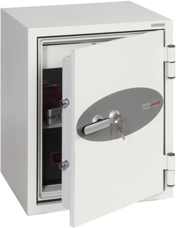 Phoenix Data Combi Datenschutztresor Schlüssel 63 l + 6 L DS2501K Weiß